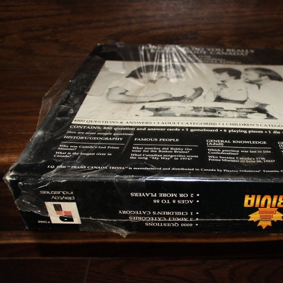 3/$188❤️unused broken seal I.Q.2000 Trans Canada Trivia Playtoy Industries #2080 - Picture 6 of 7